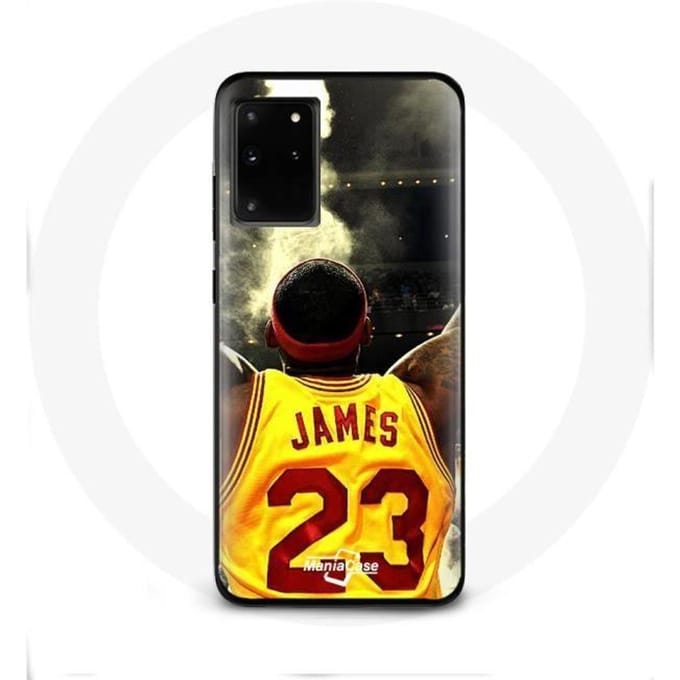 Hoesje - Samsung - Galaxy S11 Plus - Hard - Wit - Basketbalspeler