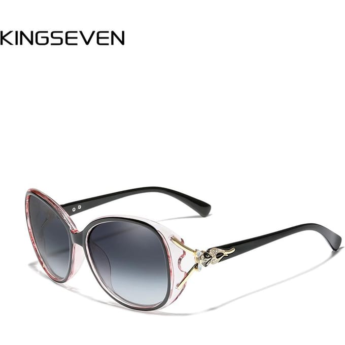 KINGSEVEN Gepolariseerde Retro Groot frame luxe Brillen Lady Merk Designer Zonnebril M