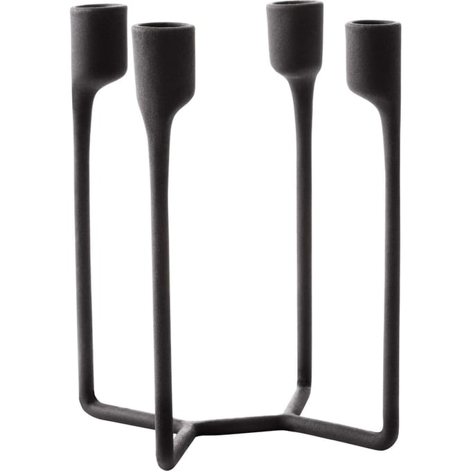 Normann Copenhagen Heima - Kandelaar - Zwart Gietijzer