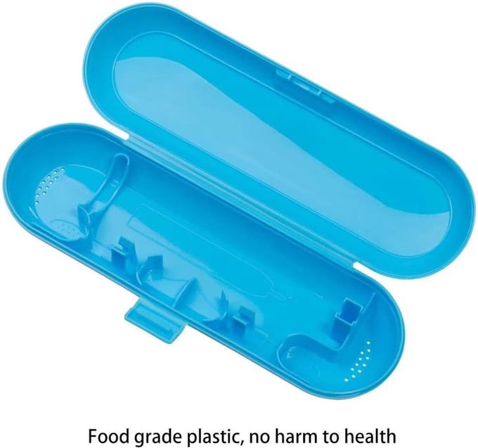 Azalia Plastic elektrische tandenborstel reiskoffer Blauw,