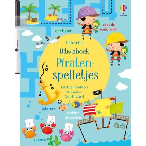 Piratenspelletjes - Uitwisboek