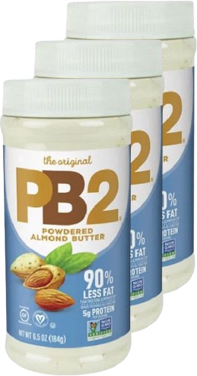 PB2 | Powdered Almond Butter | Natural | 184g | 3 stuks | 3 x 184 gram