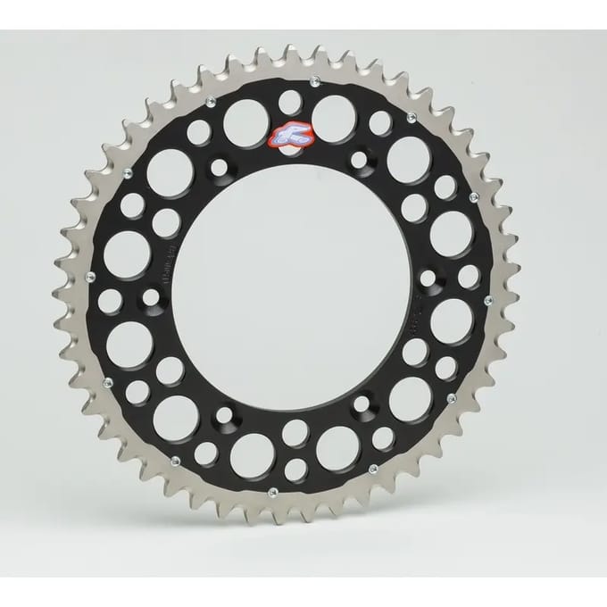 Anti-mud bi-component motor crown Renthal Suzuki DR 350 520