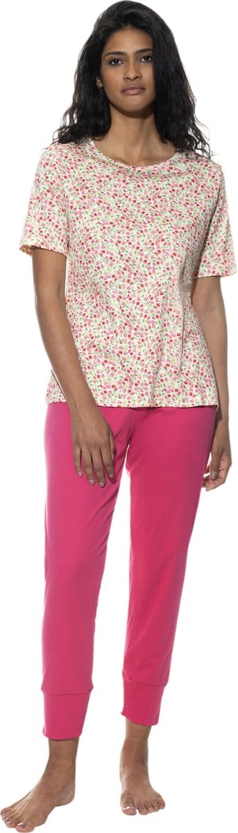 Pyjama 7/8-lang Serie Petites Fleurs Pistachio Cream