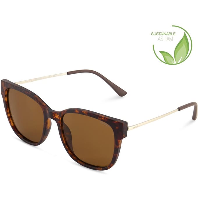 SINNER Mrauk - Zonnebril - Polariserende SINTEC®-lenzen - Tortoise Bruin - Dames - One size - BIO based frame