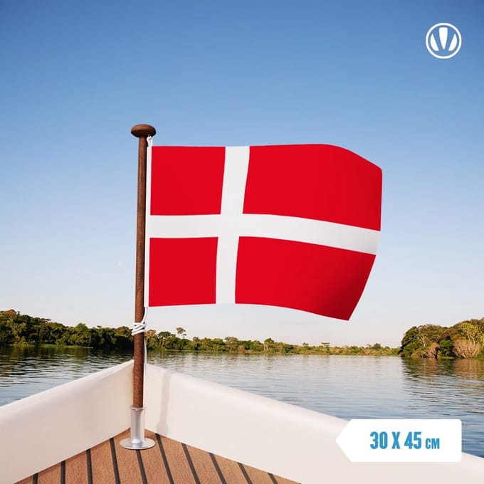 Deense vlag 30x45cm