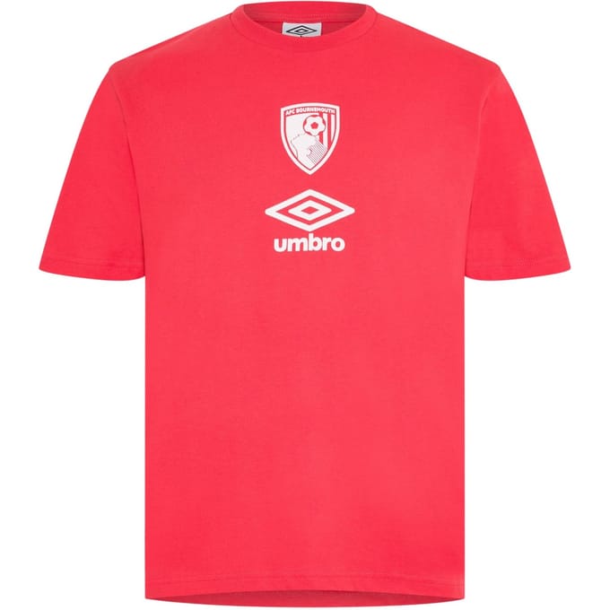 Castore Heren AFC Bournemouth Performance voetbalshirt (Rood)