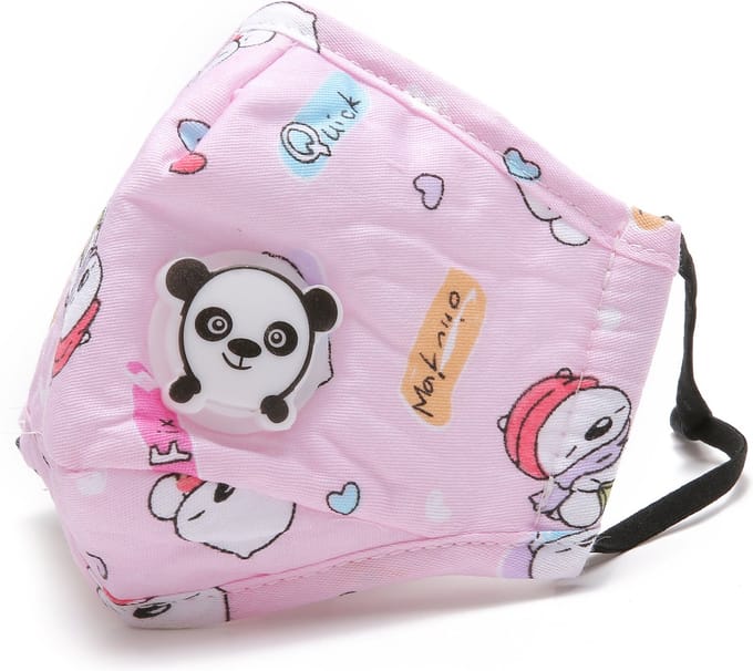 Mondkapjes Kind - Mondmasker Kinderen - Wasbaar en Herbruikbaar - Roze