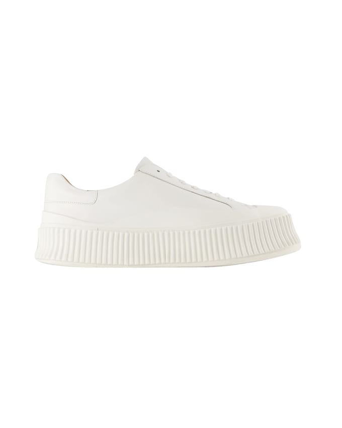 Sneakers - Jil Sander - Leer - Wit