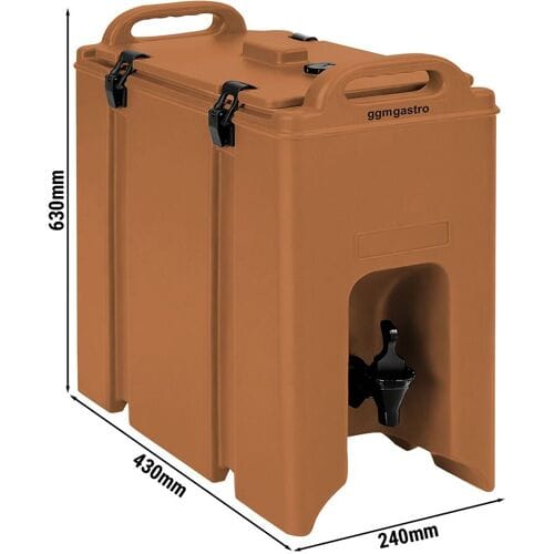 GGM Gastro Thermo Getränkebehälter - 18 Liter - mit Ablasshahn & Tragegriffe
