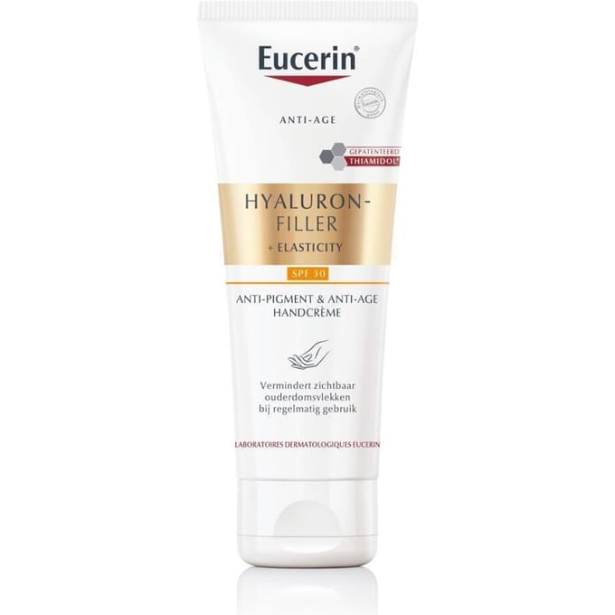 Eucerin Hyaluron-Filler + Elasticity Handcrème - SPF 30 - Anti-Pigment - Anti-Age -75 ml