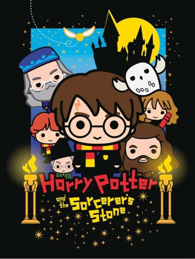 Harry Potter Canvas Schilderij  30 x 40 cm