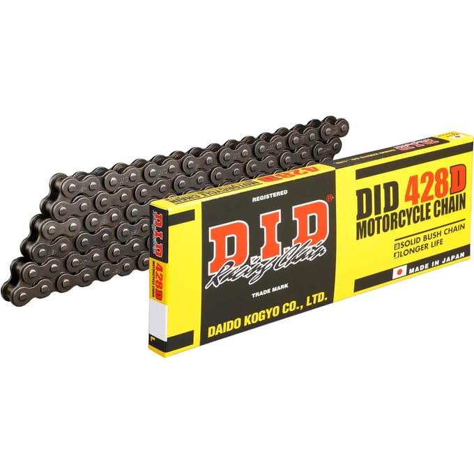 Motorfiets rolketting D.I.D 428D(B&B) X 100 Mail. Rj