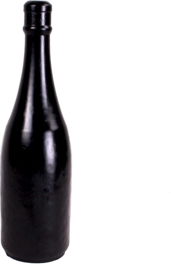 All Black Buttplug Champagnefles - groot