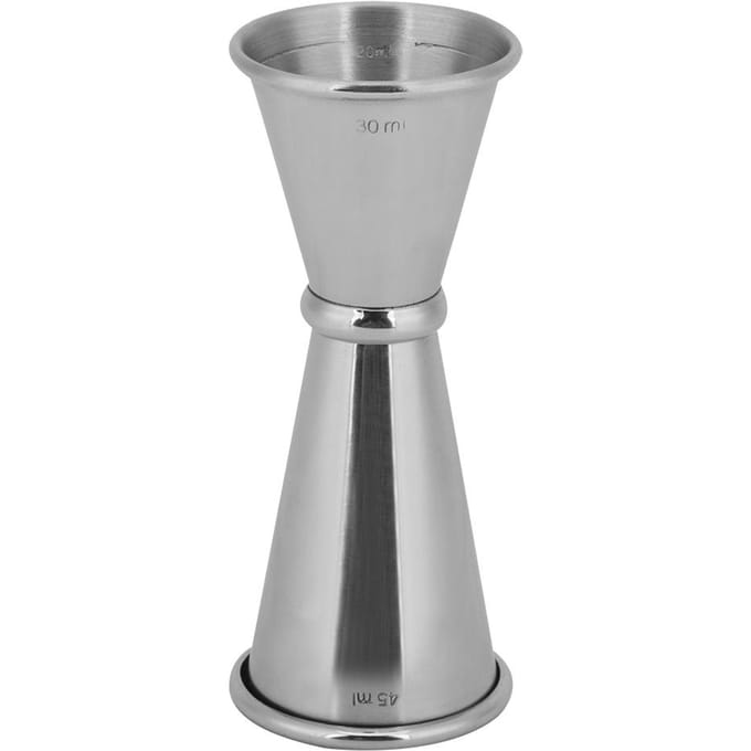 30 45ml Roestvrijstalen Wijn Cocktail Shaker Dubbele Jigger Bartending Meetinstrument Bar Accessoires gray