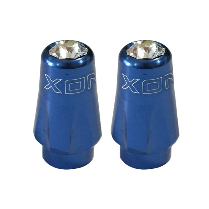 Bouchon van ventiel in 6061-aluminium met swarovski-kristal XON Presta (x2)