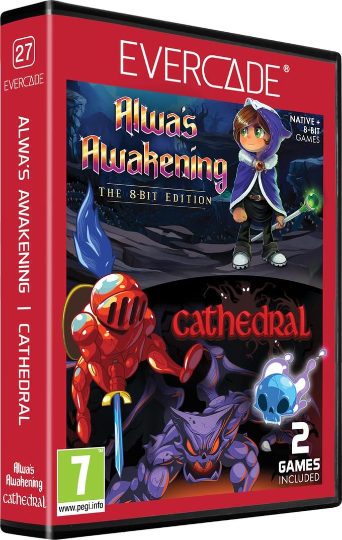 Evercade Alwa's Awakening & Cathedral - Cartridge 1