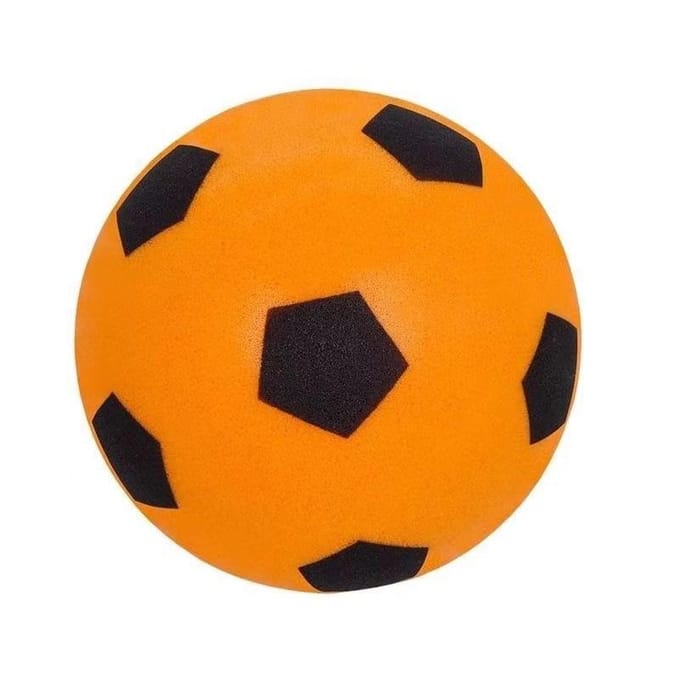 MASTER Ballon de Football Doux - 21 cm - Orange