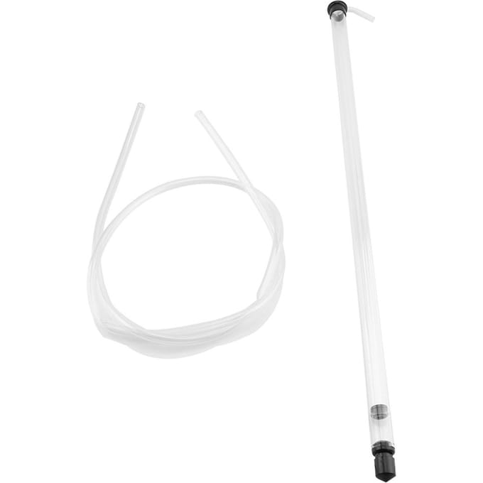 64cm Auto Sifon Hevelstok voor Bier Wijn Emmer Fles Carboy met Slang Plastic white