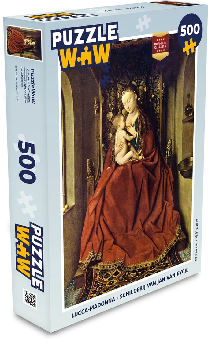 Puzzel Lucca-Madonna - Schilderij van Jan van Eyck - Legpuzzel - Puzzel 500 stukjes