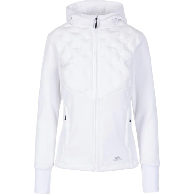 Trespass Dames/Dames Marney Active Hybride Jas (Wit)