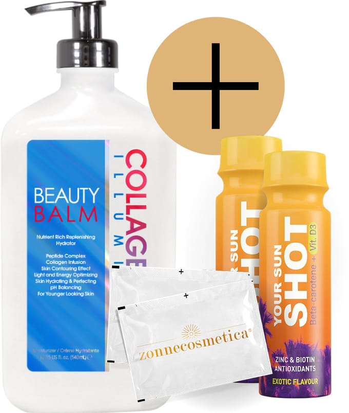 Devoted Creations - Illuminate Beauty Balm + 2 Your Sun Shots + 2 Verfrissingsdoekjes