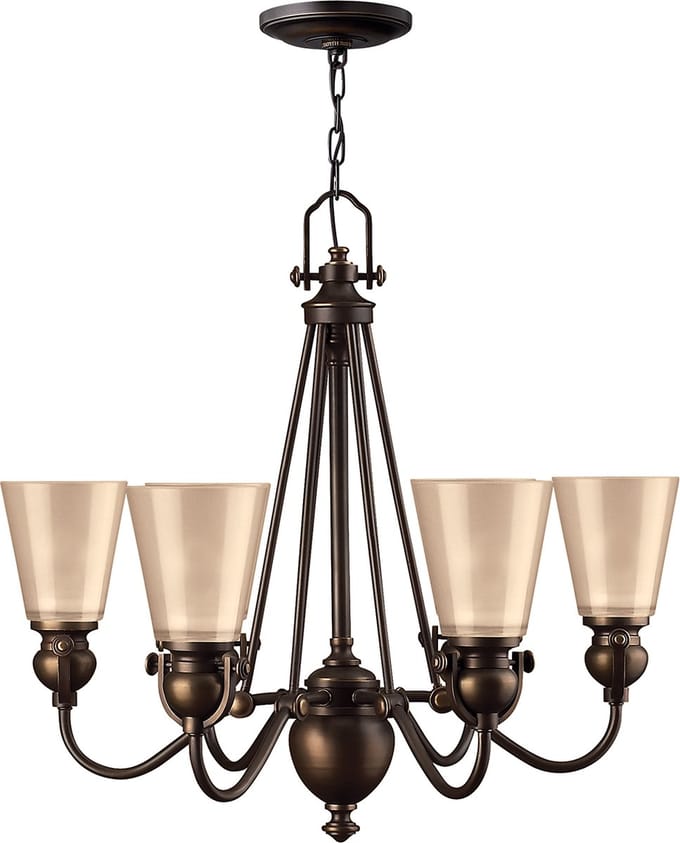 Kroonluchter - Steady Lighting - Metaal -  - E14 - L: 36cm - Voor Binnen - Woonkamer - Eetkamer - Geel