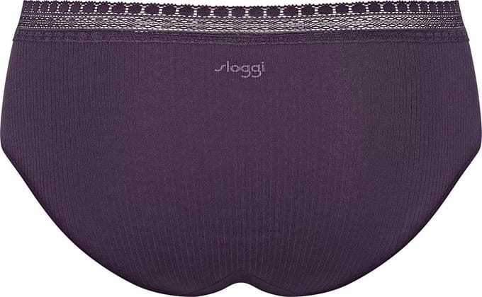 Sloggi Go Ribbed Dames Hipster 2-Pack Blueberry