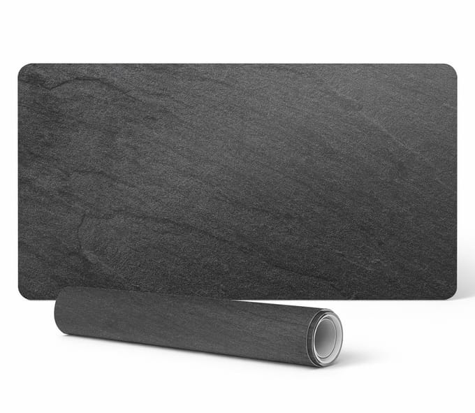 Decoratieve bureauonderlegger voor werk en studie, steenstructuur, 90x45 cm