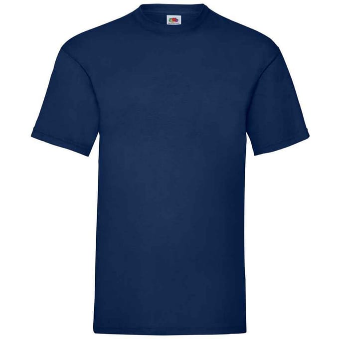 Fruit of the Loom Heren Valueweight T-Shirt (Marine)