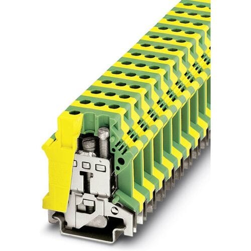 Phoenix Contact 0443023 Aardklem 3-etages 12.2 mm Schroeven Groen, Geel 50 stuk(s) Piece