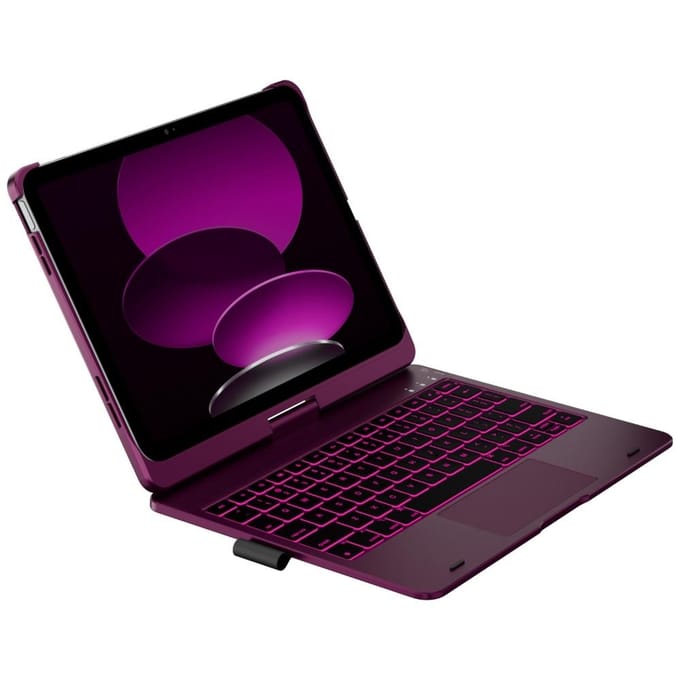 Etui Typecase Flexbook Touch             met toetsenbord voor iPad 11  (A16) 2025 / iPad 10.9  2022 framboos