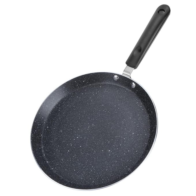 Anti-aanbak koekenpan Radiant-koker Inductiekookplaat Kookgerei voor ontbijt pannenkoek gray
