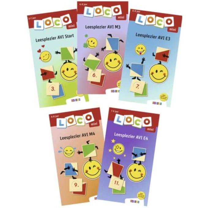 Loco Mini Pakket Leesplezier (5 Boekjes) - Loco Mini