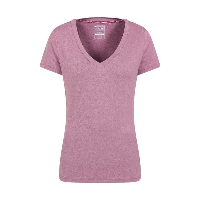 Mountain Warehouse Dames/Dames Vitaliteit V Hals T-shirt (Roze)