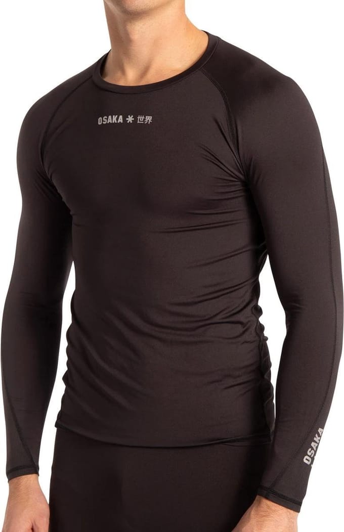 Osaka - Baselayer Top - Thermoshirt - Mannen - Zwart - M