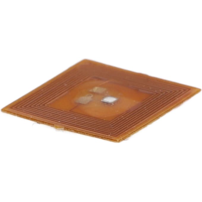 Slimme Nagel Microchip Doe-het-zelf Zelfklevend Bewegingssensoren Decoratieve Draagbare Nagelkunst Chip brown