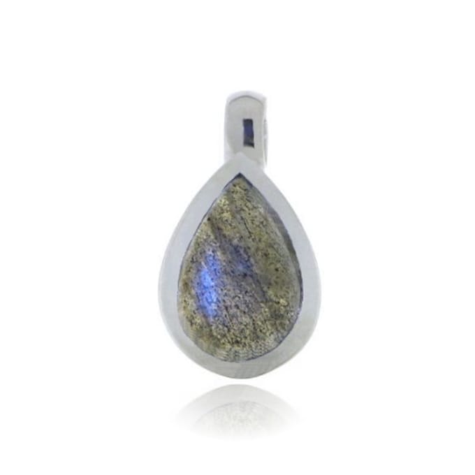 SilverGems Zilveren hanger met Labradoriet edelsteen
