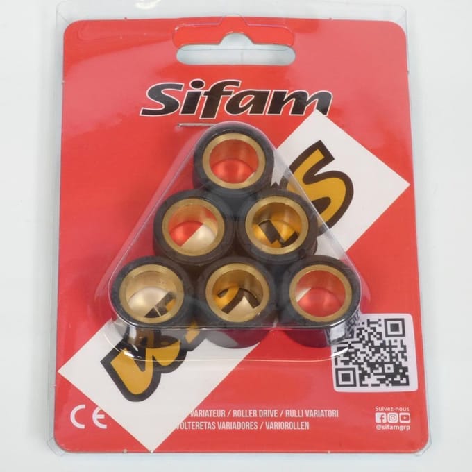 sifam variatorrol voor italjet 125 millenium scooter 2000 tot 2003 20x12 9grs nieuw