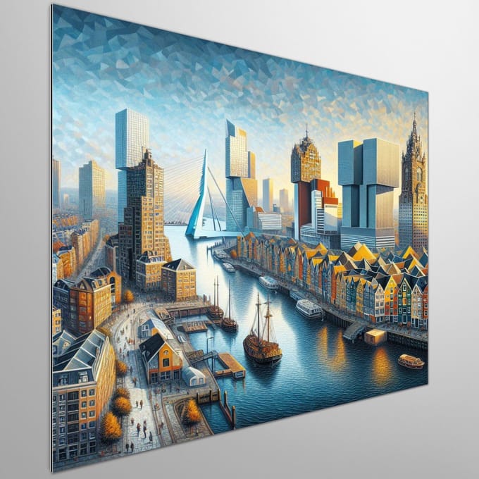 Kunstprint | Wanddecoratie | Dibond | 30 × 30 cm