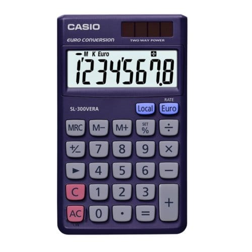 Rekenmachine casio sl-300vera