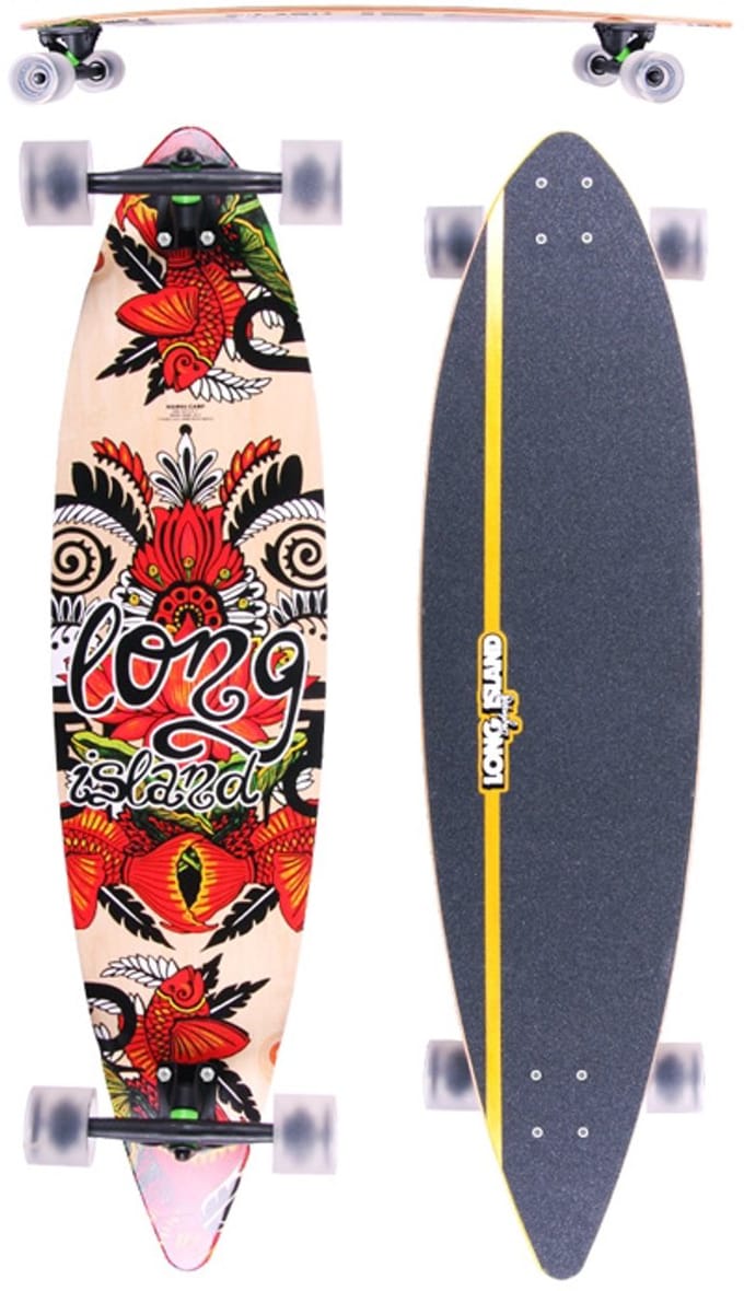 Long Island Hawai Carp pintail longboard