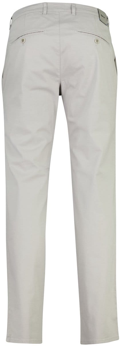 pantalon Brax Fabio grijs flatfront model normale fit