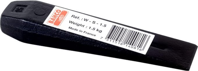 Bahco Staal Traditionele Wig 2.5kg 260 Mm Zwart