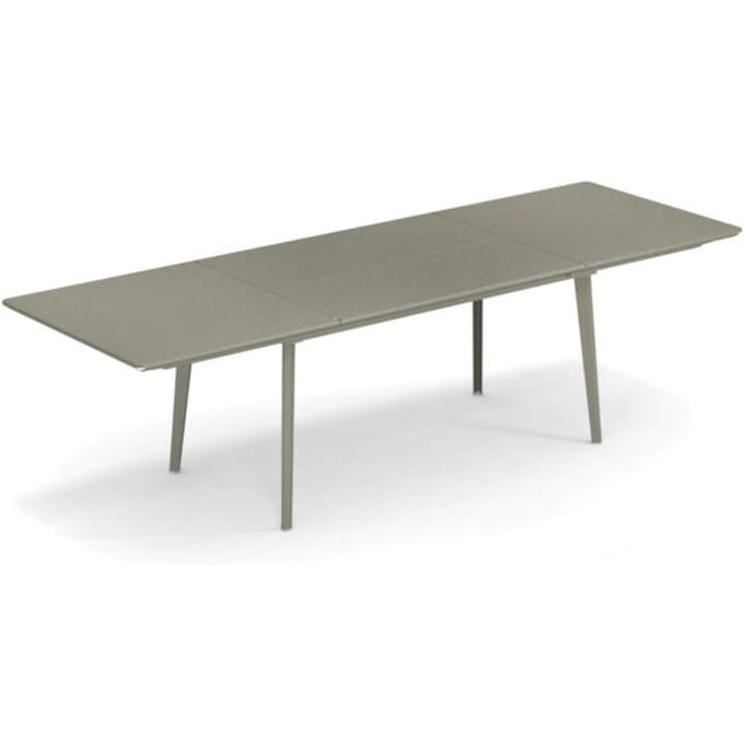 Emu Plus4 Verlengbare tafel - grijs/groen - 160 x 90 cm