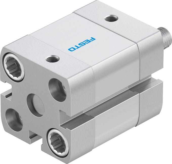 Festo Compacte Cilinder 20mm Boring 10mm Slag ISO 21287 Dubbelwerkend - 577166 - P2BTV