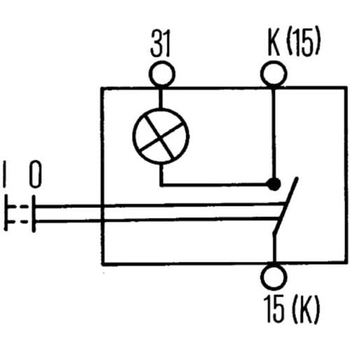Schakelaar, hoofdlicht  HELLA 6ED004 778-021