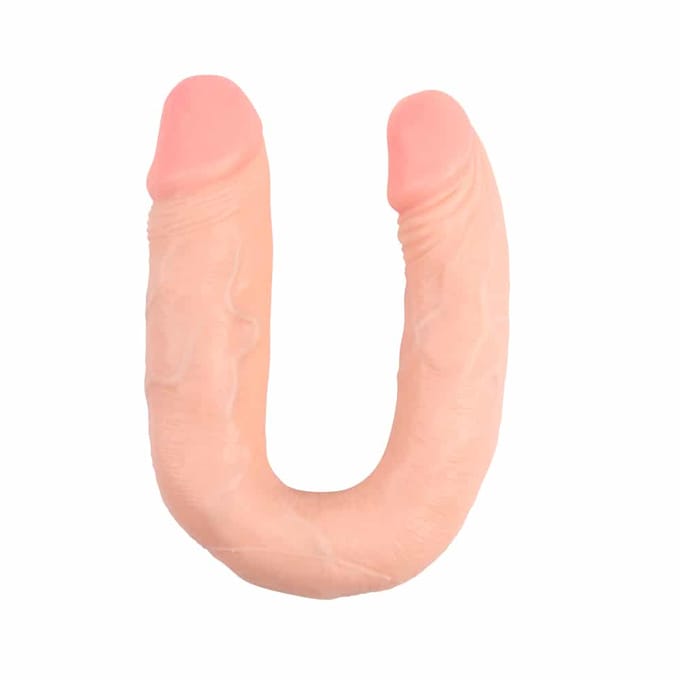 Dubbele Realistische Dildo 35 cm - Huidskleur
