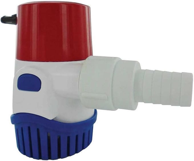 Lenspomp - Automatische pomp - Boot droog houden - Elektronische sensing - 800 GPH - Wit