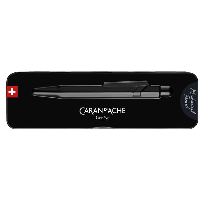 Caran Mechanisch Potlood 849 Gift Line Zwarte Code Geïmporteerd d'Ache MF0844-496 0,5 mm (Echt product) black